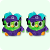 Taco Bell Duolingo Plush 2PCS