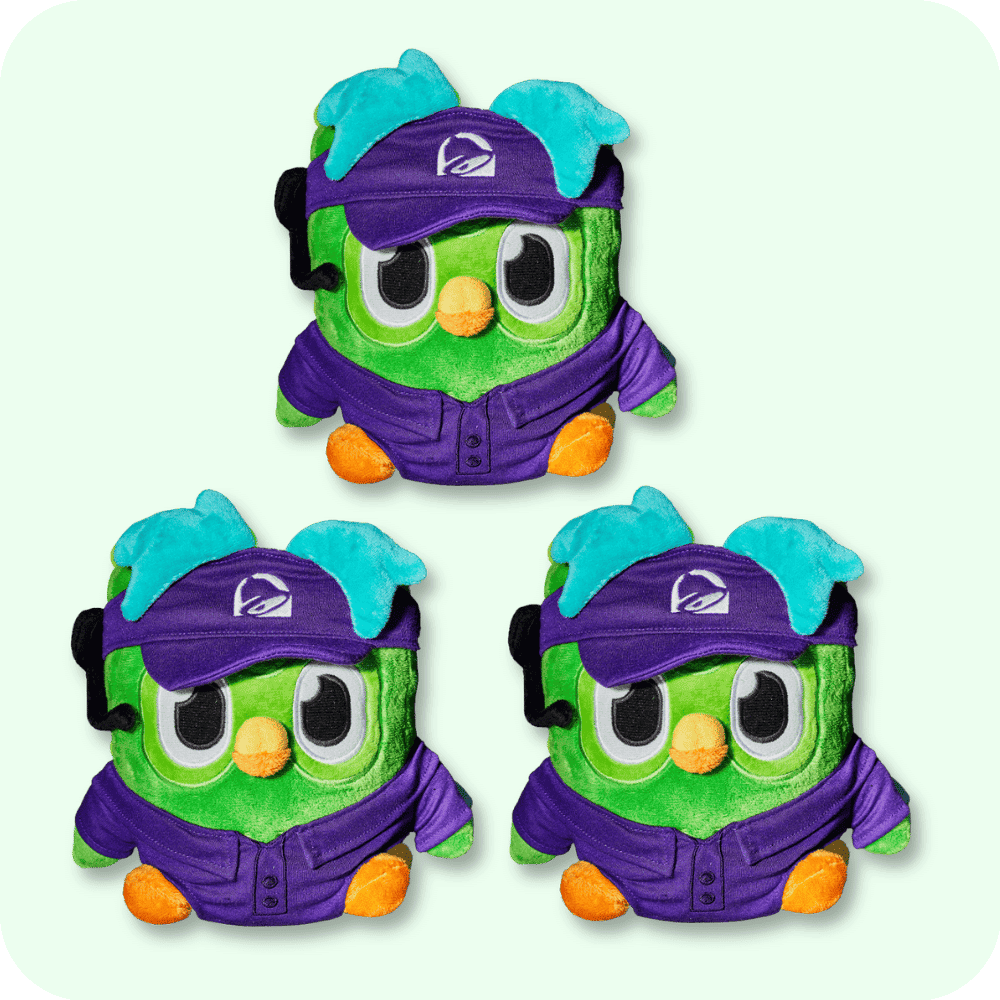 Taco Bell Duolingo Plush 3PCS Taco Bell Duolingo Plush 3PCS